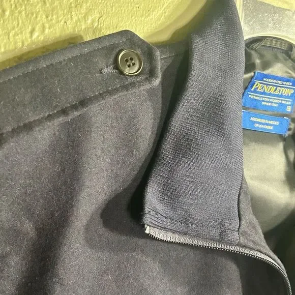 Pendleton vintage navy bomber jacket